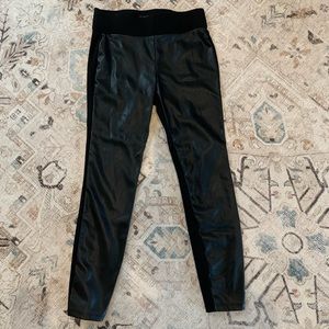 Black Faux Leather Leggings